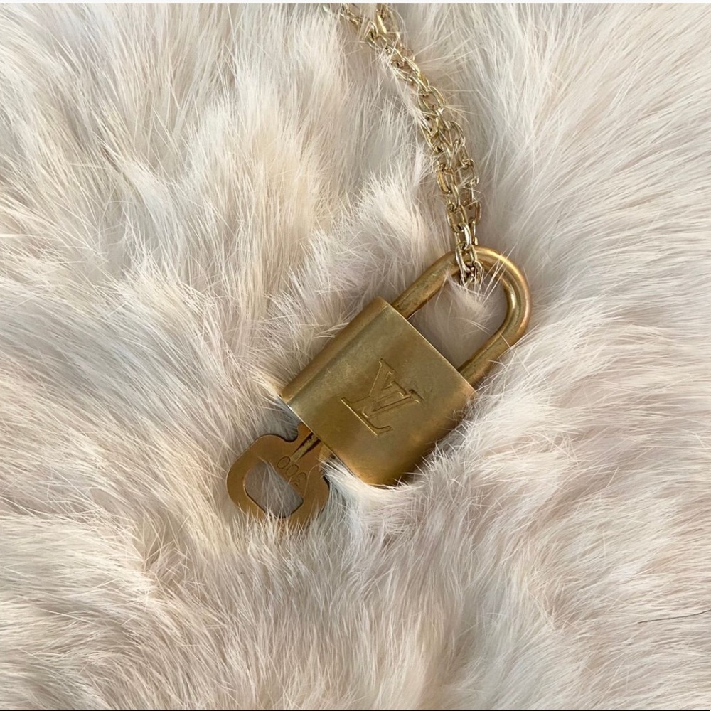 Louis Vuitton Lock & Key Necklace